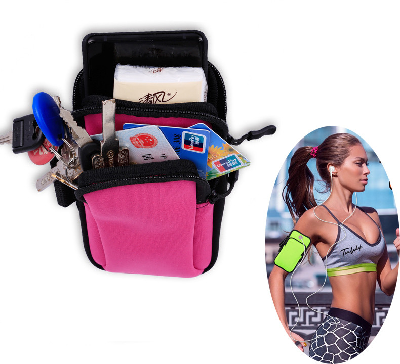 Buy cheap Colorful Outdoor Sports Arm Bag Digital Fitness Bag Logo Customized product