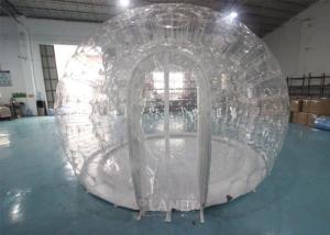 Buy cheap 0.8mm PVC 4m Dia Transparent Igloo Clear Bubble Inflatable Dome Tent For Camping / Party product