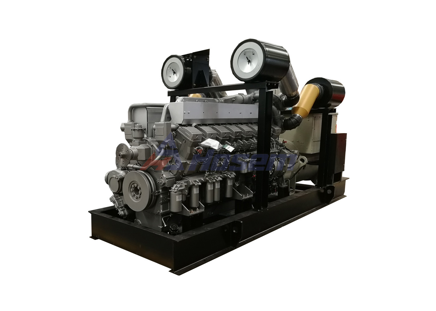Buy cheap 2000kVA 1500kW S16R-PTA2-C Mitsubishi Generator Set With Remote Radiator product