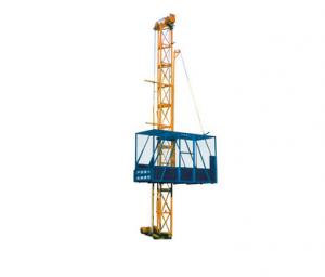 Buy cheap Construction Hoist Elevator With VFC Motor 1 Ton Loaing Capacity ISO 9001:2000 product