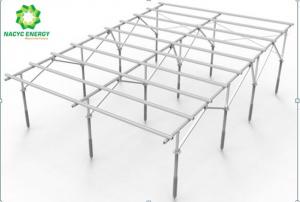 Buy cheap Foldable Rolling Aluminum Ground Mount Solar Racking System With Adjustable Structure product