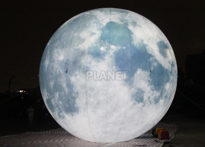 Buy cheap Giant Lighting Inflatable Moon Globe 6 M Dia PLL - 145 Long Lifespan product