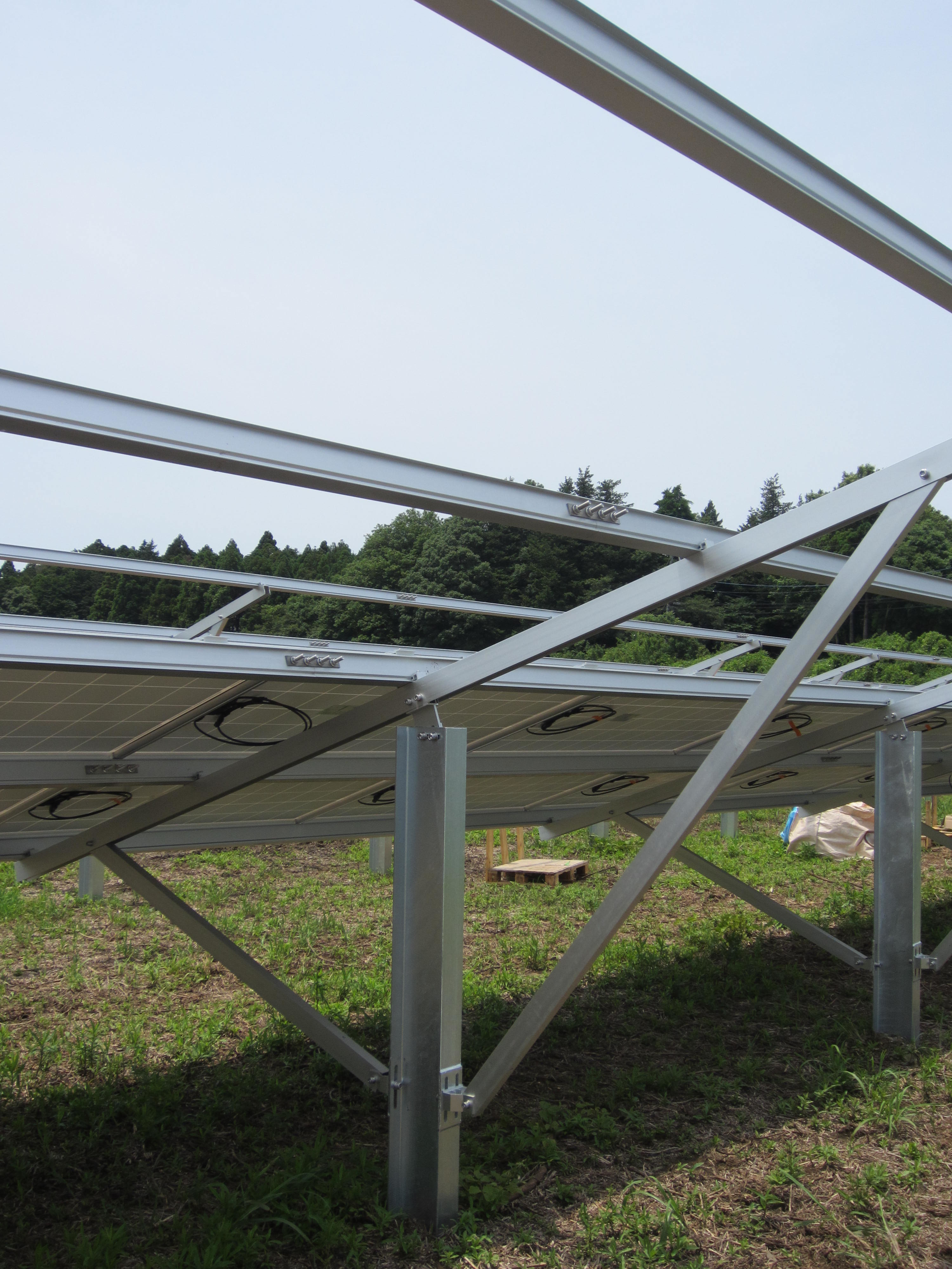 Buy cheap Silver Anodized Solar Ground Mount System / Solar Energy Systems Single Pole product
