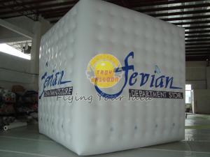 Buy cheap White Fireproof Cube Balloon product