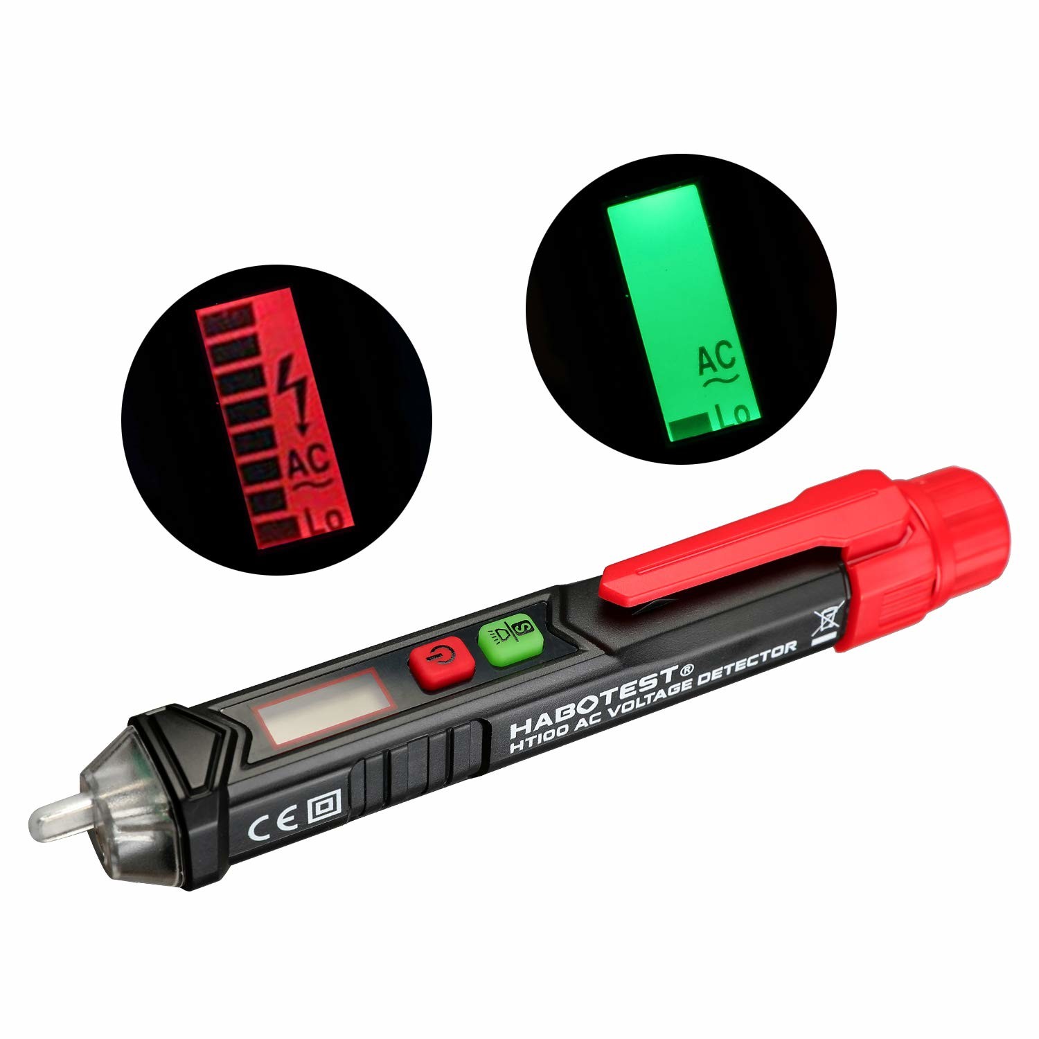 Buy cheap 1000V Pen Type Voltage Tester , Adjustable Non Contact Voltage Tester product