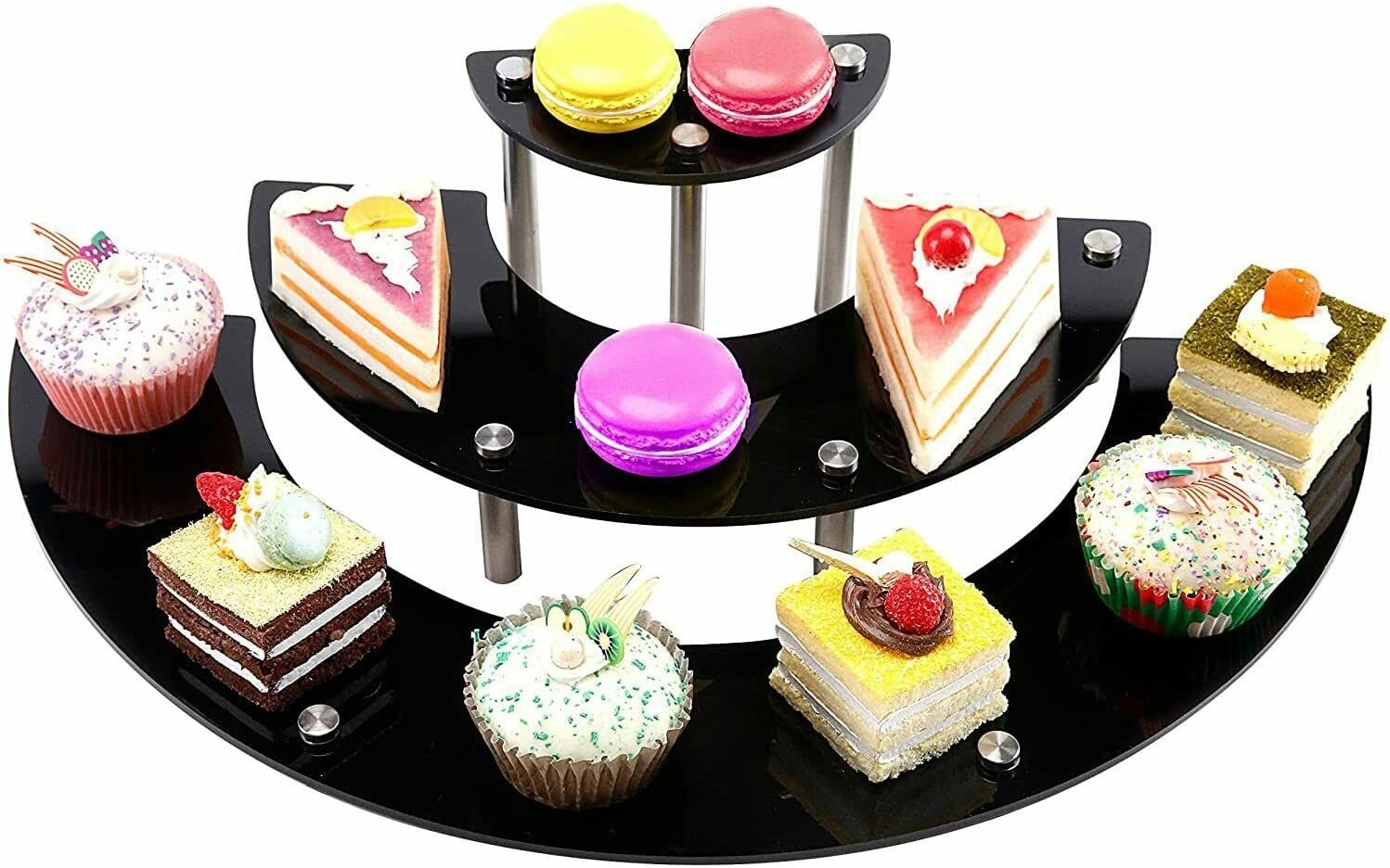 Buy cheap 4mm Thick Panel Retail Plastic Cupcake Display Convenient To Store product