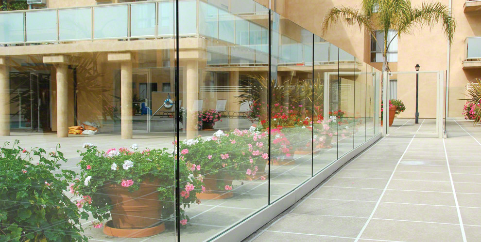 Buy cheap Good Quality Deck Railing Glass Panels with Frameless Glass Balustrade Design product