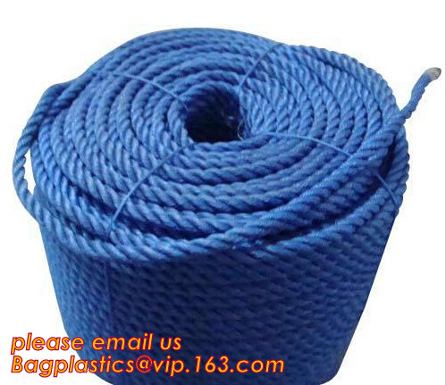 China PP Twisted Split Film Rope, cheap and quality 3 inch polypropylene marine rope, polypropylene rope, PET+PP rope on sale