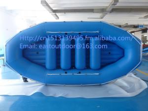 Buy cheap blue color, boat raft, river rafting boat, life raft boat with paddle, raft-length 380cm product