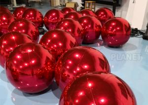 Buy cheap Christmas Decorative Ball 60cm Red PVC Inflatable Mirror Ball product
