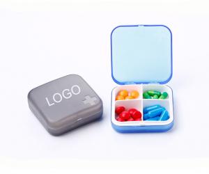 Buy cheap Fashionable small medicine box 65*65*20mm food grade ABS+PP five colors product