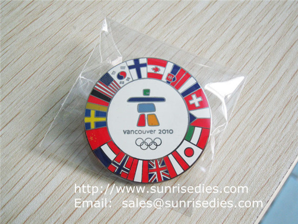 Buy cheap Custom made enamel pin badges, China metal gift factory for cheap metal badge pins product
