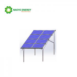 Buy cheap Adjustable 5kw 10kw Flat Roof PV Mounting Systems product