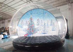 Buy cheap Outdoor Transparent Globe Ball Photo Booth Christmas Human Size Giant Inflatable Snow Globe With Blowing Snow product