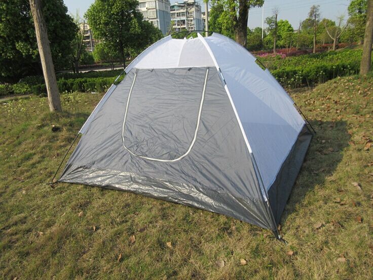 Buy cheap monodome，double skin camping tent for 3-4 person product
