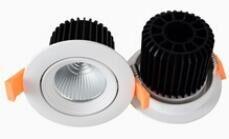 Buy cheap High Efficiency Recessed LED Downlights , COB 20 Watt Led Down Light product