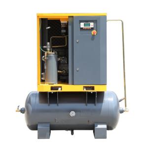 Buy cheap 7.5HP Belt drive Oil-injected screw air compressor with 300 liter Receiver 7-10bar product