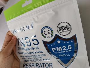 Buy cheap KN95 Mask Ziplock Packaging Bags product