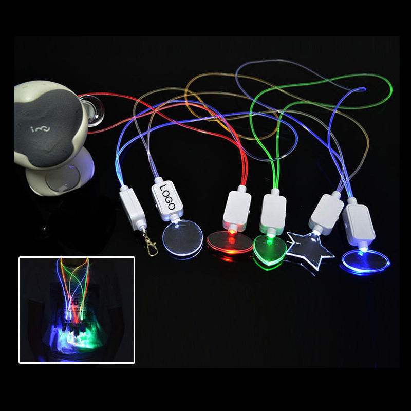 Buy cheap Colorful Concert LED Voice Controlled Lighting Necklace Logo Customized product