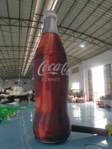 Buy cheap ASTM 4m Tall Advertising Inflatable Coca Cola Bottle product