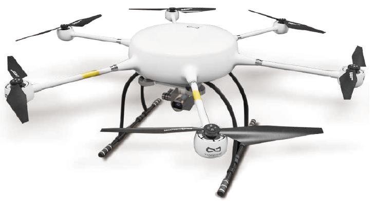 Buy cheap 120min Max Load 8kg Multi Rotor UAV Long120 Light Rain Resistance Six Axis Drone product