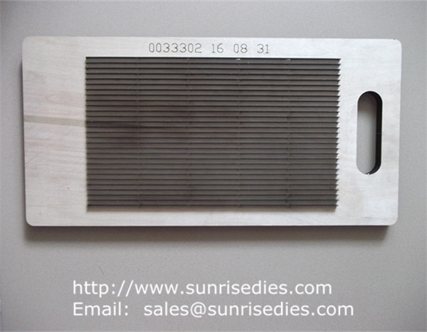 Buy cheap Perforated knife blade steel cutter dies, perforation steel blade wooden dies product