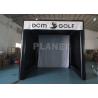 Buy cheap Indoor Sport PVC Air Sealed Black Inflatable Screen Golf Simulator Tent from wholesalers