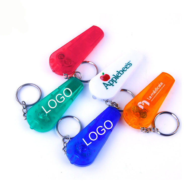 Buy cheap ABS Colorful Mini LED Light Whistle Keychain Sports Whistle Logo Customized product