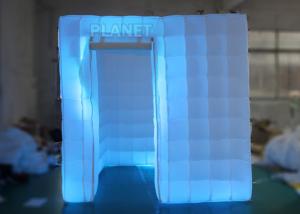 Buy cheap 2.5 M Led Inflatable Photo Booth One Door With Color Changing Light product