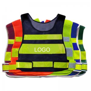 Buy cheap Safety Reflective Vest Security Products Engineering Vest Logo Customized product