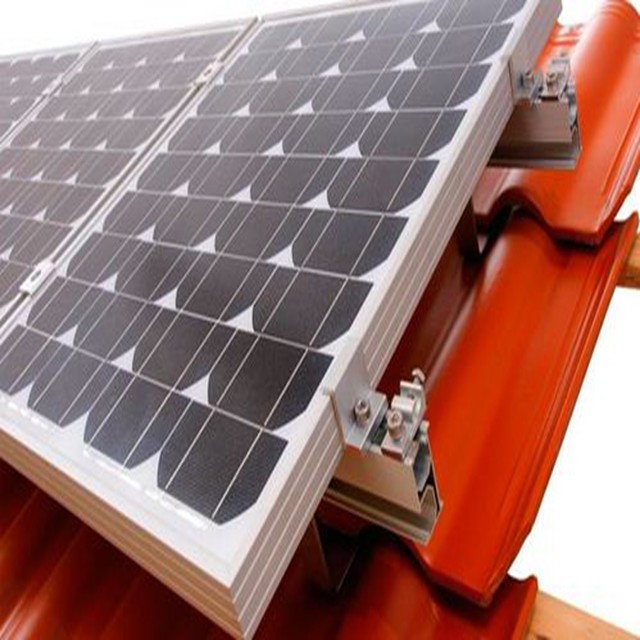 Buy cheap Industry Pitched Roof Solar PV Project Metal Roof Solar Mounting Systems 30KW 50KW product
