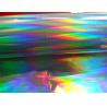 Buy cheap seamess Rainbow pattern PVC Holographic film for lamination and lable from wholesalers
