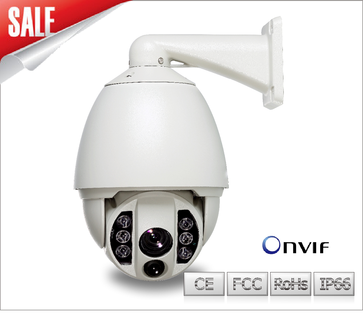 Buy cheap 1.3Megapixels IP HD IR High Speed Dome Camera from wholesalers
