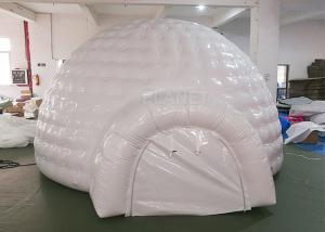 Buy cheap White Inflatable Igloo Tent Outside Diameter 4.8 Meter CE Certificated product