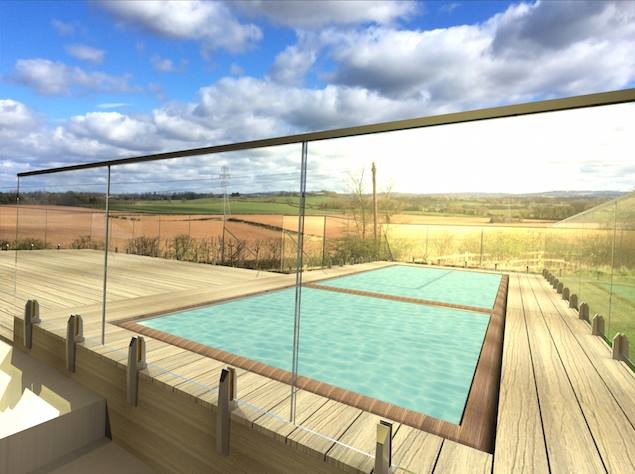 Buy cheap Frameless Tempered Glass Railing / Balustrade for Terrace and Pool product