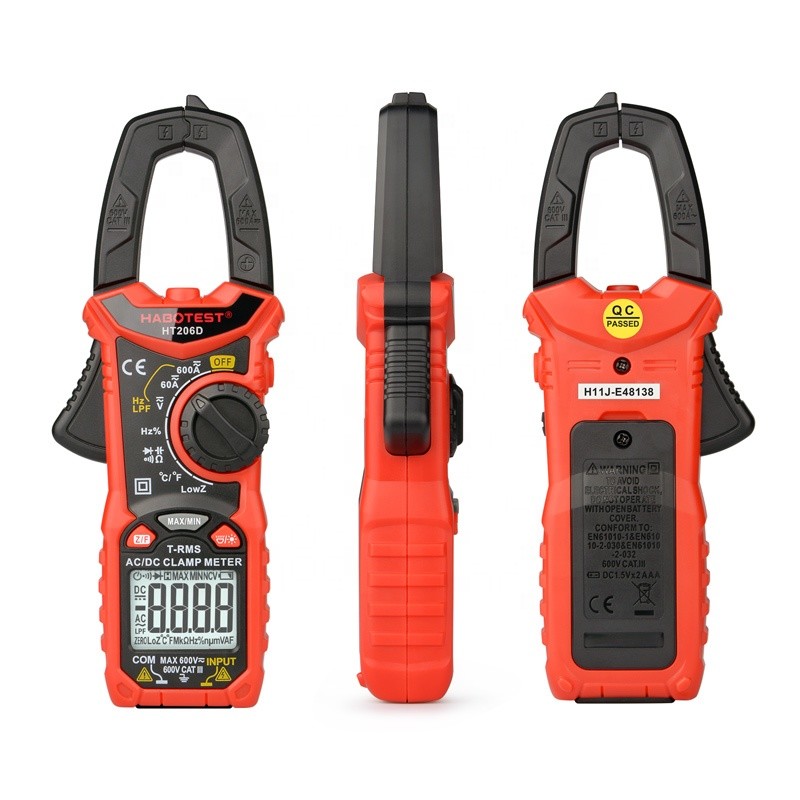 Buy cheap RoHS 600V 600A 6000 Counts 10nF Digital Clamp Meters product