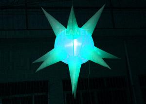 Buy cheap Exquisite Led Inflatable Star 190 T White Polyester CE / UL Approved product
