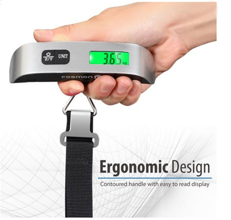 Buy cheap 110 Pounds Digital Hanging Luggage Scale with Rubber Paint Temperature Sensor product