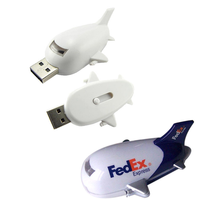 Buy cheap Promotional Plane shape USB drives small Plastic logo customized product