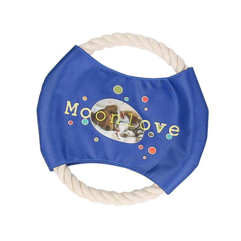 Buy cheap Promotional Pet Cotton Rope Frisbee Dog Frisbee Logo Customized product
