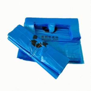 Buy cheap Blue Medical Biohazard Waste Bags Flat Opening For Garbage Packaging ISO14001 product