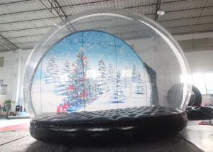 Buy cheap 3M 4M Large PVC Christmas Snow Globe Inflatable Snow Globe Ball Photo Booth product