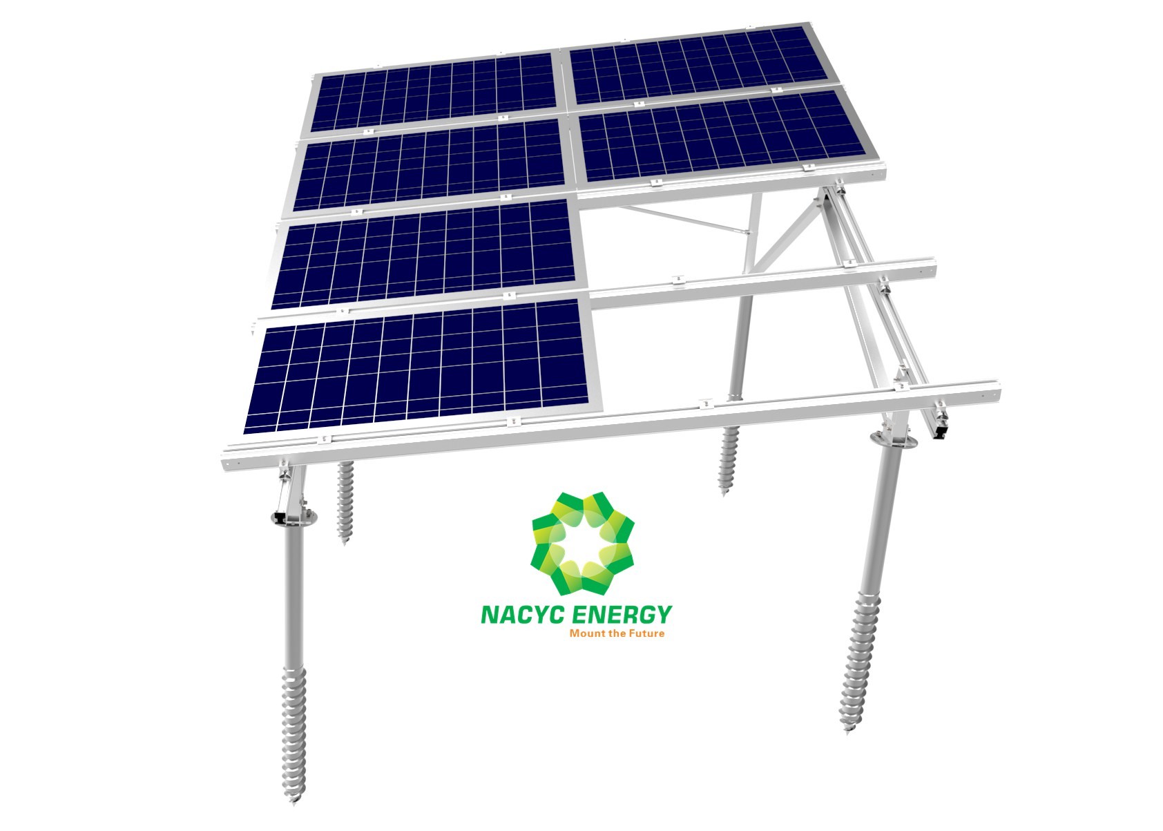 Buy cheap Adjustable Solar Panel Mount Design Aluminum Solar Panel Ground Brackets Of Aluminum Structure product