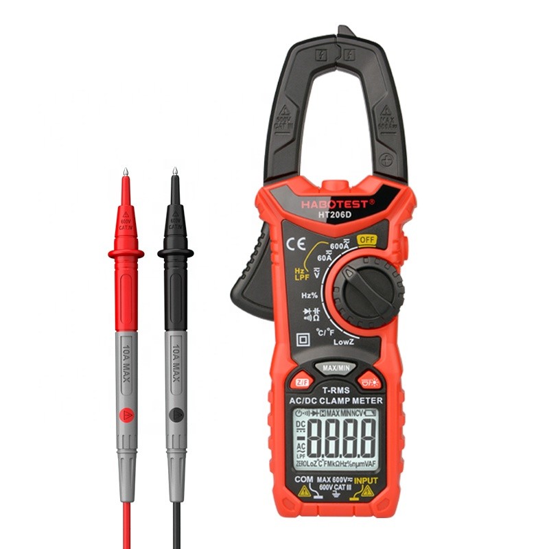 Buy cheap 100mF HT206D 6000 Counts Digital Clamp Multimeter product