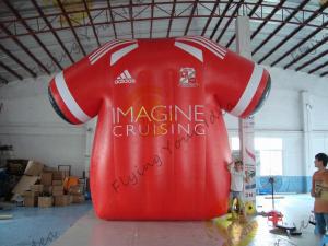 Buy cheap Beatiful Red Inflatable Marketing Products , Rental Inflatable Safety Suit product