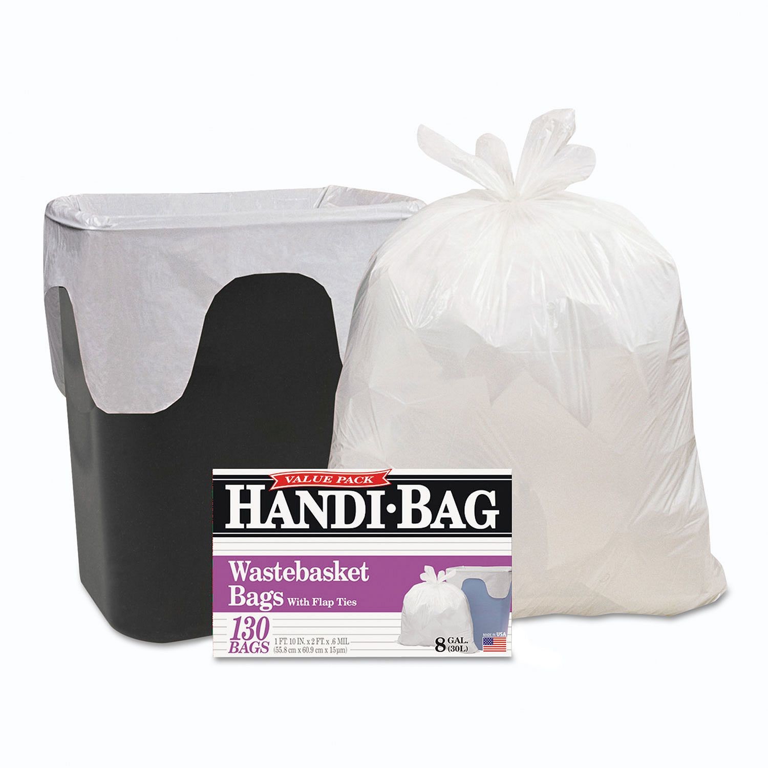 China Handi Plastic Star Seal Bags White Colour HDPE Material 5.5 - 25MIC Thickness on sale