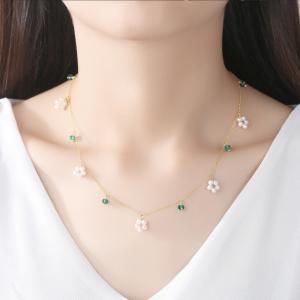 Buy cheap Sterling Silver Pearl Necklace Beautiful Gifts For Girls Necklace product