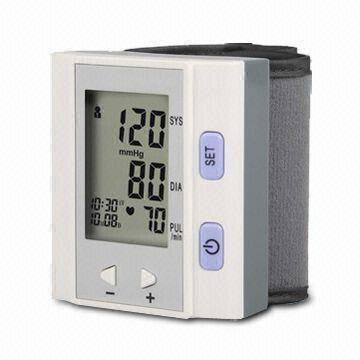 Buy cheap Digital Blood Pressure with Wrist Type and Fully Automatic, Keeps More Relevant Record product