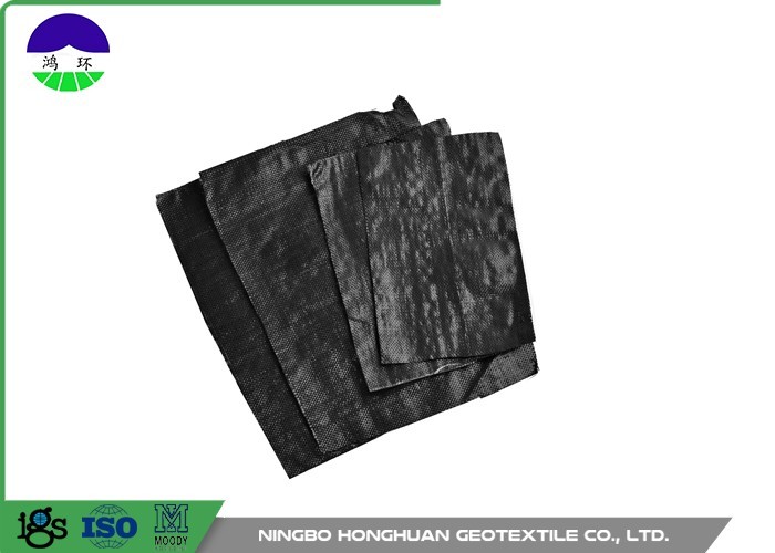 Buy cheap Black Separation Woven Geotextile Fabric Pp Material 205gsm Unit Mass product