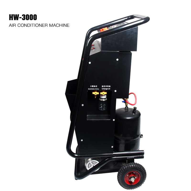 Buy cheap 780W 8HP Portable AC Machine R134a HW-3000 AC Recharge Machine For Car product